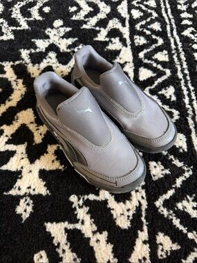 Puma Kids Gray Slip-On Sneakers